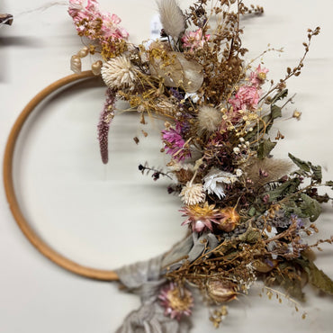 CANDLE MAKING AND DRIED FLOWER WREATH WORKSHOP